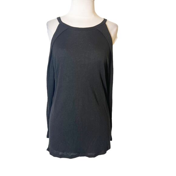 NWT IRO Camna slit sleeve cold shoulder top - Picture 6 of 9